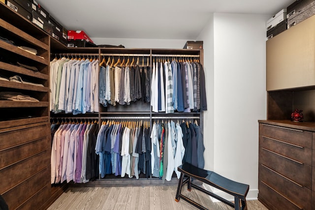 403 N Wabash Ave Unit 17C, Chicago, IL 60611 - walk in closet with wood finished floors