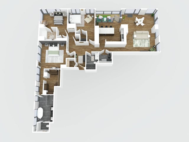 403 N Wabash Ave Unit 17C, Chicago, IL 60611 - view of floor plan / room layout