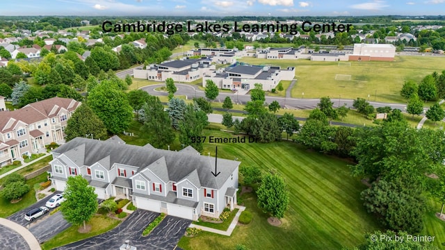 937 Emerald Dr, Pingree Grove, IL 60140 - bird's eye view