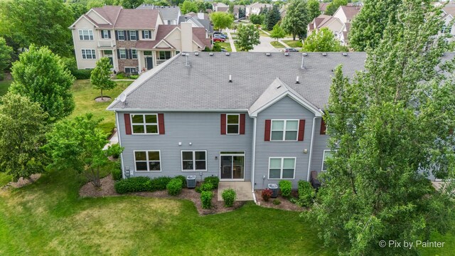 937 Emerald Dr, Pingree Grove, IL 60140 - back of house with a lawn and a residential view