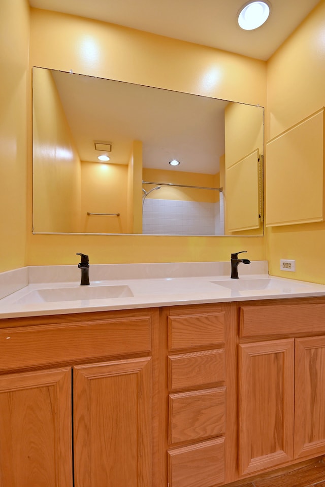 633 Ascot Ln, Streamwood, IL 60107 - bathroom featuring double vanity