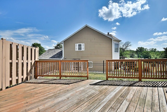 633 Ascot Ln, Streamwood, IL 60107 - view of wooden deck