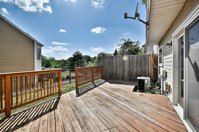 633 Ascot Ln, Streamwood, IL 60107 - wooden deck featuring a fenced backyard