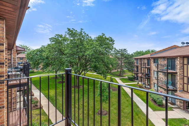 124 Klein Creek Ct Unit 5E, Carol Stream, IL 60188 - view of balcony