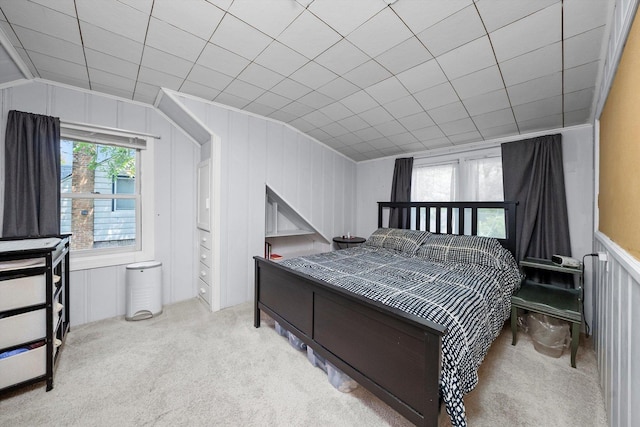 21207 Locust St, Matteson, IL 60443 - carpeted bedroom featuring lofted ceiling
