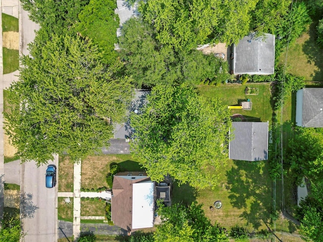21207 Locust St, Matteson, IL 60443 - drone / aerial view