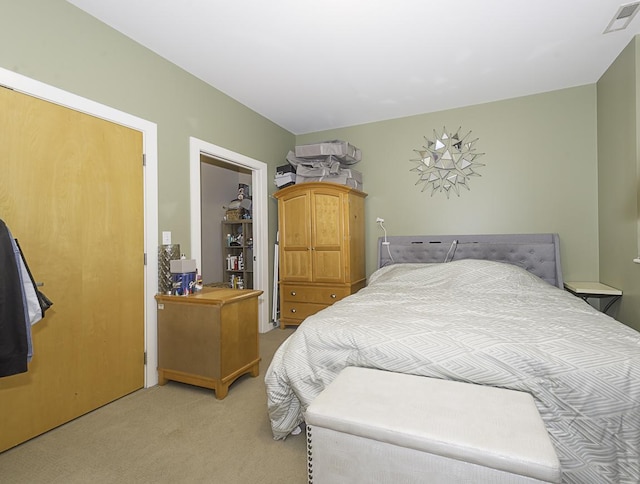 1621 S Halsted St Unit 405, Chicago, IL 60608 - bedroom with light carpet