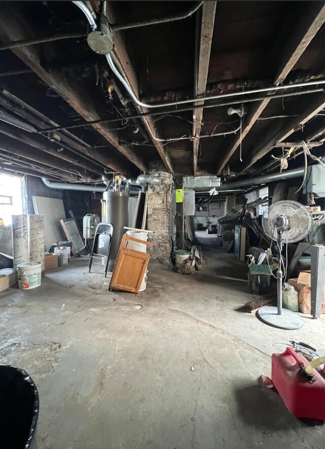 5938 S La Salle St, Chicago, IL 60621 - basement featuring gas water heater