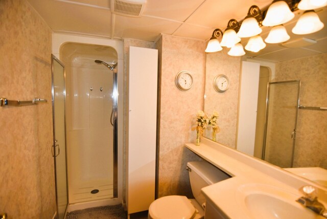 3856 S Parkway Dr Unit 1E, Northbrook, IL 60062 - full bath featuring a stall shower and vanity
