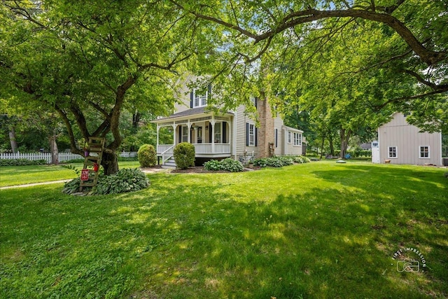 32W167 Army Trail Rd, Wayne, IL 60184 - view of front facade with a porch