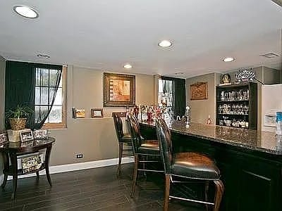 9417 W Steger Rd, Frankfort, IL 60423 - community bar area featuring recessed lighting and dark wood-type flooring