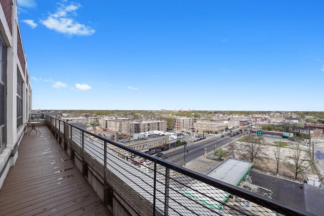 3963 W Belmont Ave Unit 613, Chicago, IL 60618 - balcony with a city view