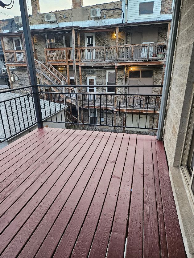 2447 W Walton St Unit 2, Chicago, IL 60622 - view of wooden terrace