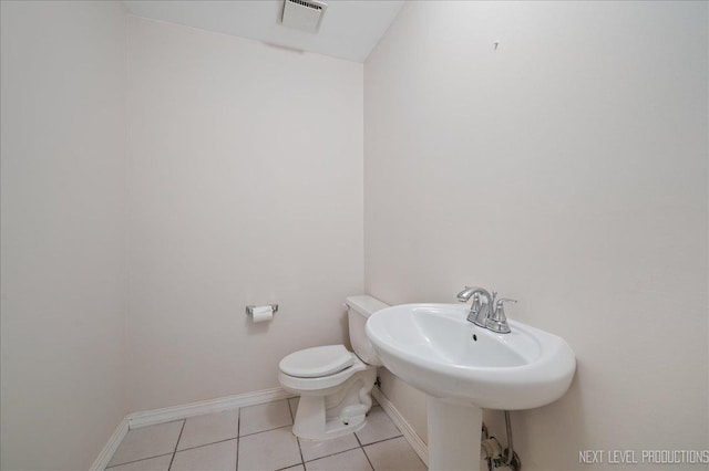 24106 W Pheasant Chase Dr, Plainfield, IL 60544 - half bathroom with toilet and tile patterned floors