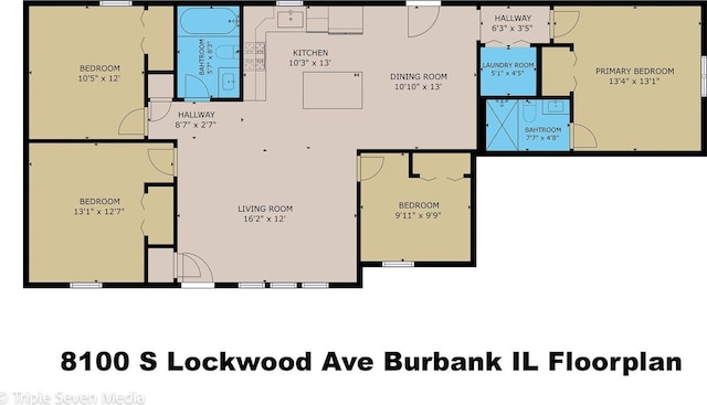 8100 Lockwood Ave, Burbank, IL 60459 - view of room layout