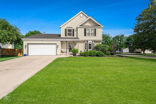 417 Chadsford Ct, Carol Stream, IL 60188 - traditional home with a garage and concrete driveway