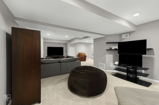 417 Chadsford Ct, Carol Stream, IL 60188 - living area with light carpet