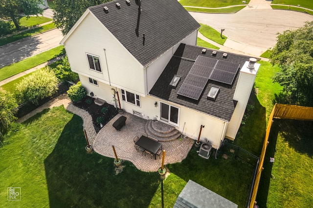 417 Chadsford Ct, Carol Stream, IL 60188 - aerial view of property and surrounding area
