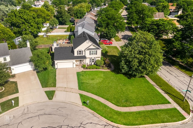 417 Chadsford Ct, Carol Stream, IL 60188 - aerial view of residential area