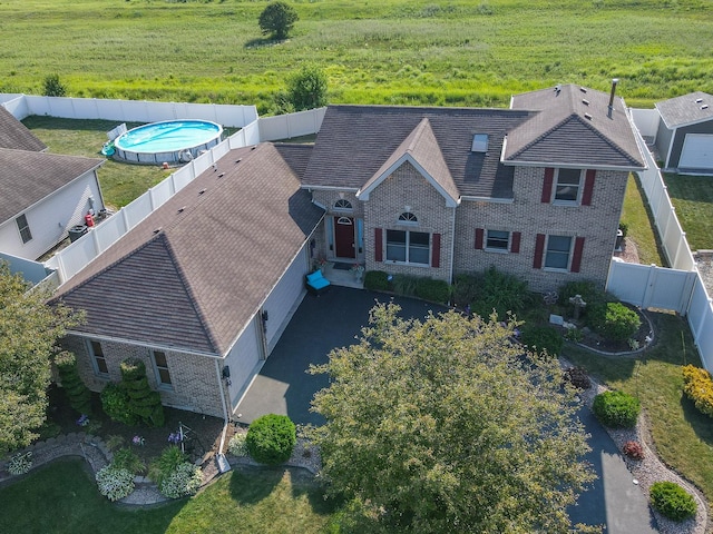 2069 Willow Brook Dr, Bourbonnais, IL 60914 - view from above of property