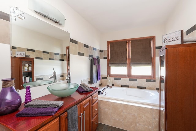 2069 Willow Brook Dr, Bourbonnais, IL 60914 - bathroom featuring a bath and vanity
