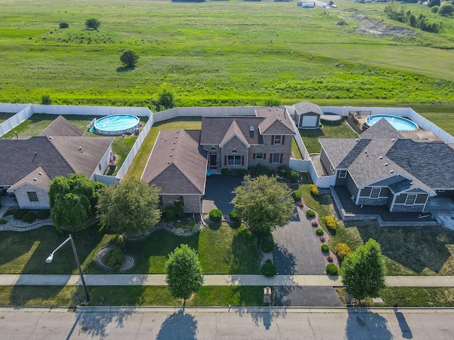 2069 Willow Brook Dr, Bourbonnais, IL 60914 - aerial view of property and surrounding area featuring a pool area