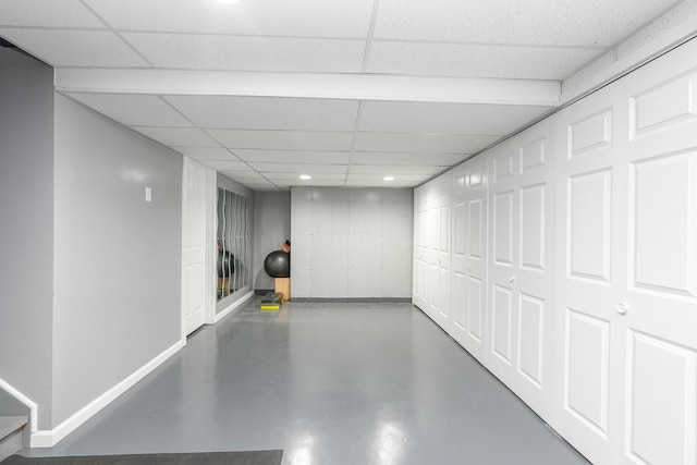 2069 Willow Brook Dr, Bourbonnais, IL 60914 - finished basement with a drop ceiling and recessed lighting
