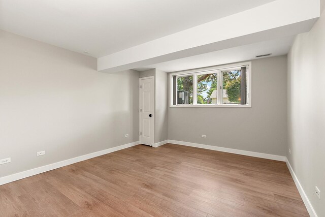 16243 Hummingbird Hill Dr, Orland Park, IL 60467 - empty room featuring light wood-type flooring