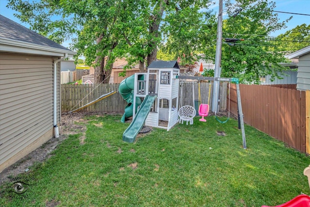 16838 S 91st Ave, Orland Hills, IL 60487 - fenced backyard featuring a playground