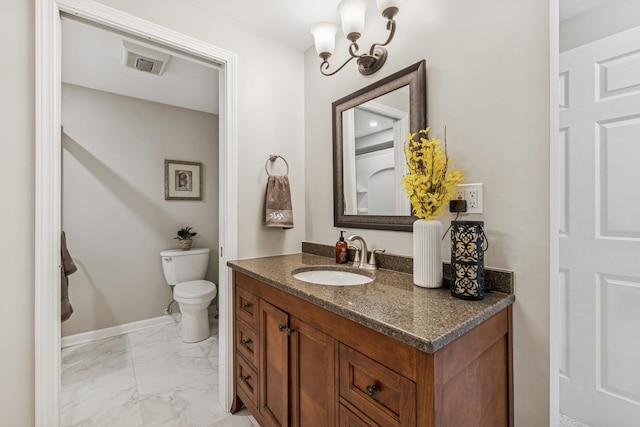 5618 Marietta Dr, Crystal Lake, IL 60014 - bathroom featuring marble finish floors and vanity