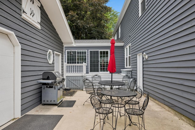 5618 Marietta Dr, Crystal Lake, IL 60014 - view of patio with outdoor dining space and a grill