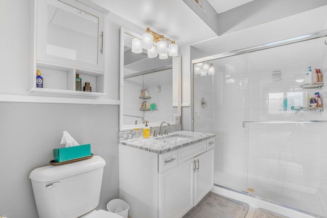 6807 N Milwaukee Ave Unit 411, Niles, IL 60714 - full bath with vanity and a shower stall