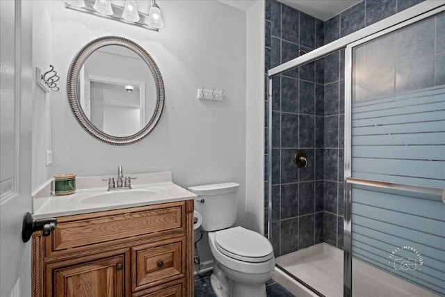 1242 Hobson Oaks Dr, Naperville, IL 60540 - bathroom featuring a shower stall and vanity