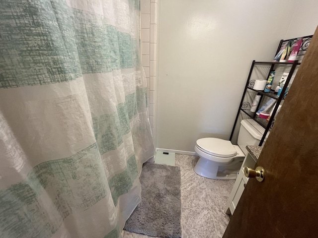 18367 US-150 Hwy, Bloomington, IL 61705 - bathroom featuring vanity, tile patterned floors, and a shower with shower curtain