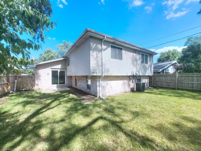 14326 Irving Ave, Dolton, IL 60419 - back of property with brick siding and a fenced backyard