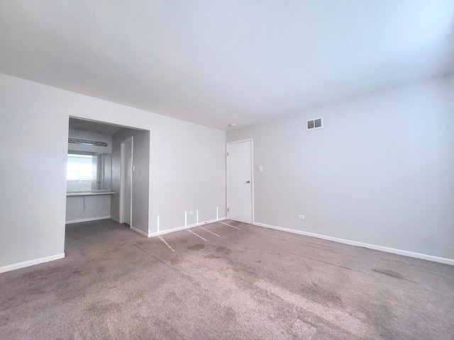 6037 Spring Ln, Matteson, IL 60443 - carpeted spare room with baseboards