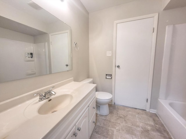 6037 Spring Ln, Matteson, IL 60443 - full bathroom featuring vanity and toilet