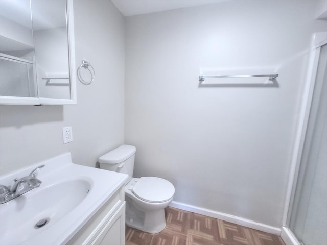 6037 Spring Ln, Matteson, IL 60443 - bathroom with a shower with door and vanity