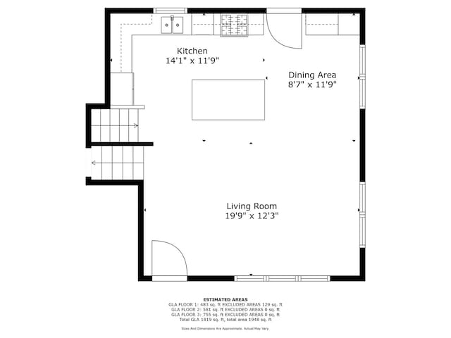 14301 S California Ave, Posen, IL 60469 - view of room layout
