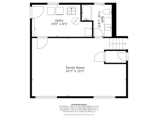 14301 S California Ave, Posen, IL 60469 - view of floor plan / room layout