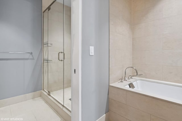 118 E Erie St Unit 19C, Chicago, IL 60611 - full bath with a bath and a shower stall