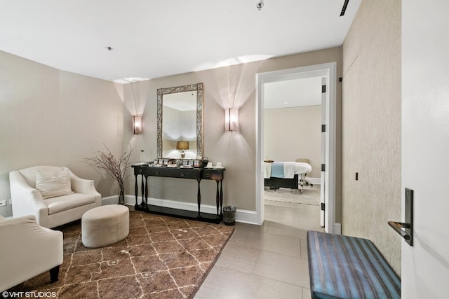 118 E Erie St Unit 19C, Chicago, IL 60611 - sitting room featuring baseboards