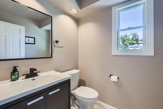 1718 Rosewood Ln, Johnsburg, IL 60051 - bathroom with vanity and toilet