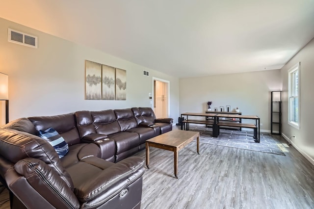 1718 Rosewood Ln, Johnsburg, IL 60051 - living room featuring wood finished floors and baseboards