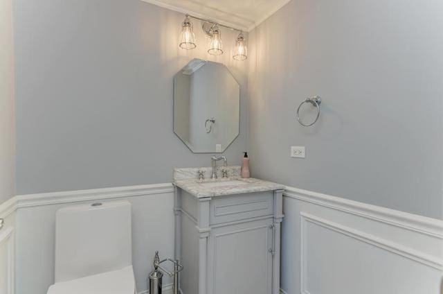 2716 Burton Dr, Westchester, IL 60154 - bathroom featuring vanity and toilet