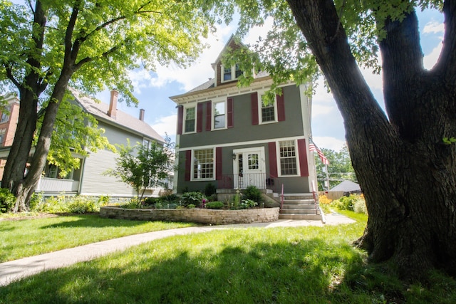 312 Home Ave, Oak Park, IL 60302 - traditional style home featuring a front lawn