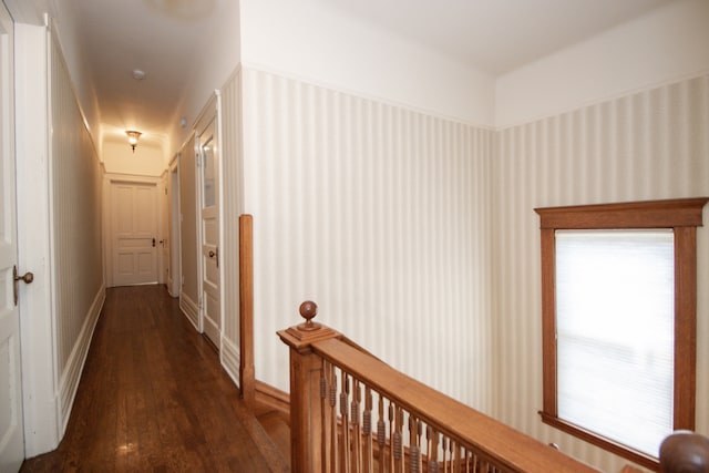 312 Home Ave, Oak Park, IL 60302 - hall featuring wood finished floors and an upstairs landing