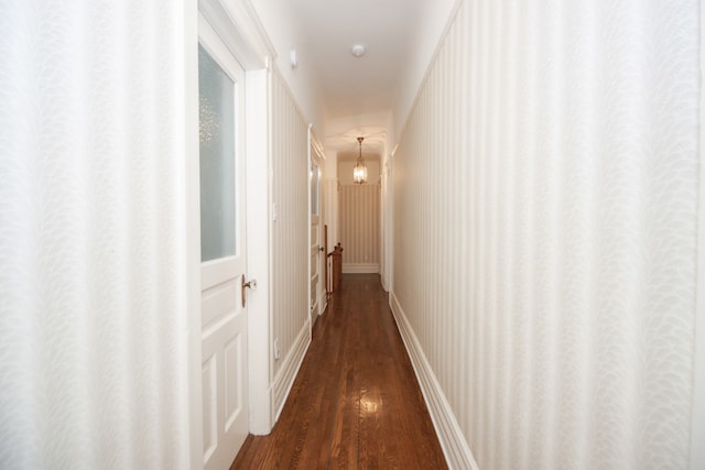 312 Home Ave, Oak Park, IL 60302 - corridor featuring dark wood-style floors