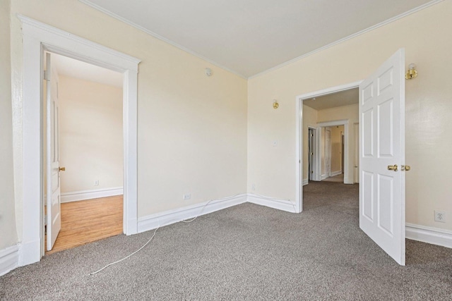 6225 S Wood St, Chicago, IL 60636 - carpeted spare room with crown molding