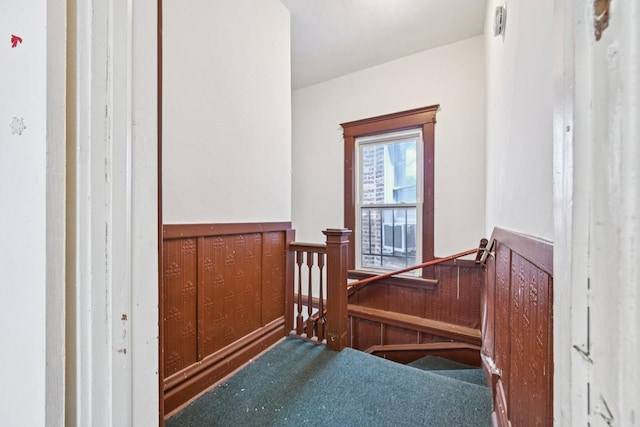 6225 S Wood St, Chicago, IL 60636 - interior space featuring a wainscoted wall and carpet flooring